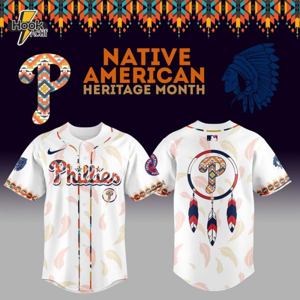 Limited Edition Phillies x Native American Heritage Night 2025 Combo Jersey Jogger Cap