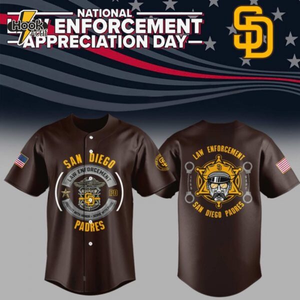 Limited Edition SD Padres x National Law Enforcement Appreciation Day 2025 Baseball Jersey