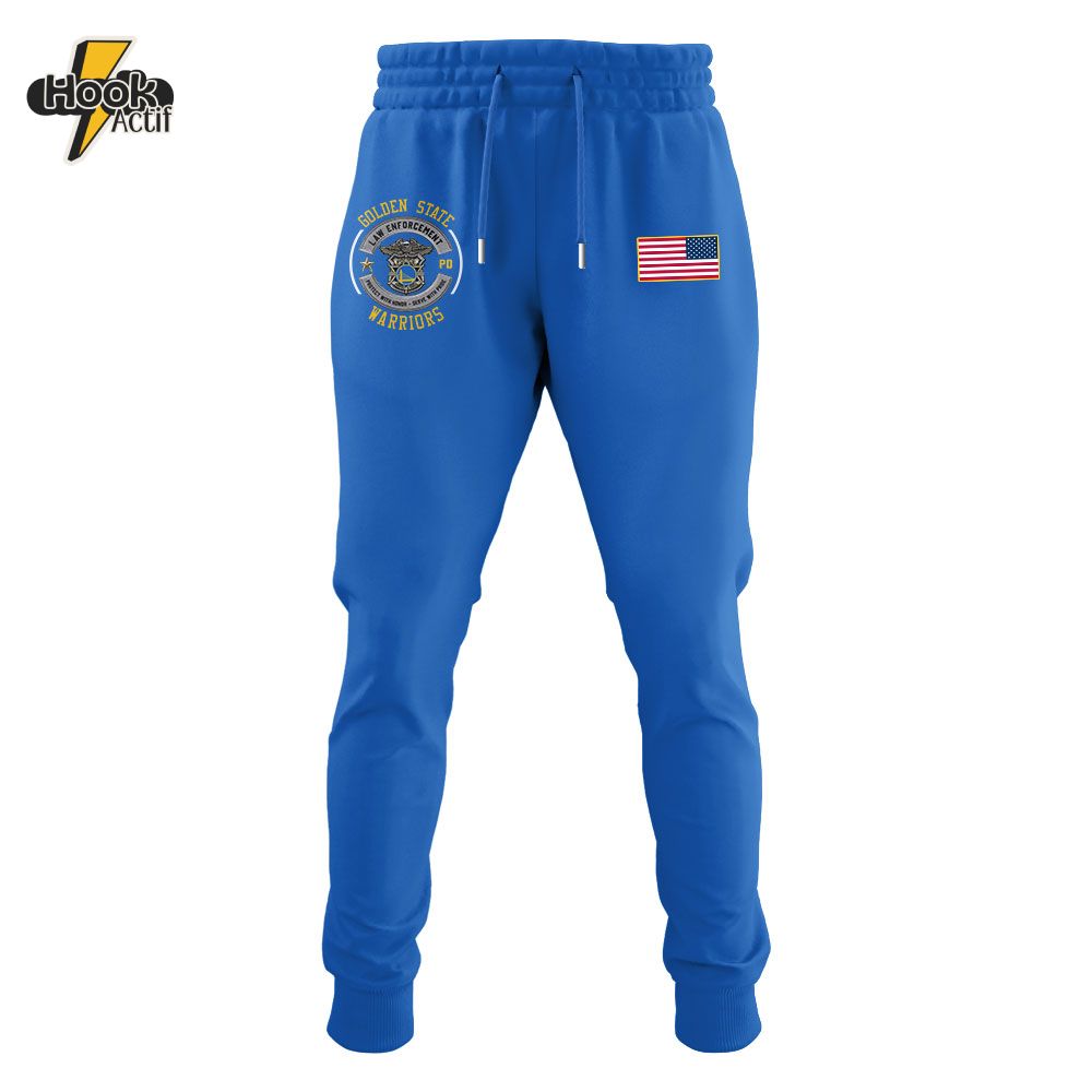 Limited Edition Warriors x Low Enforcement Appreciation Day 2025 Combo Tshirt Jogger Cap Limited Edition Warriors x Low Enforcement Appreciation Day 2025 Combo Tshirt Jogger Cap