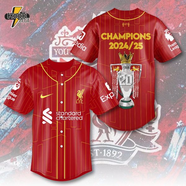 Liverpool FC Champions Premier League 2024/25 Special Baseball Jersey