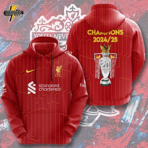 Liverpool FC Champions Premier League 2024/25 Special Nike Hoodie