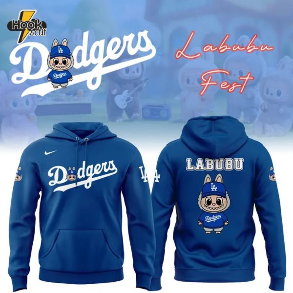 Los Angeles Dodgers MLB Labubu Fest 2025 Limited Hoodie