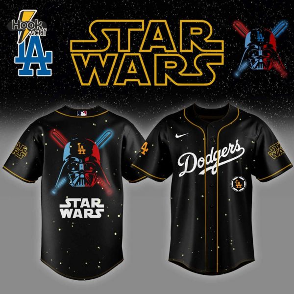 Los Angeles Dodgers MLB x StarWars Combo Baseball Jersey Cap Editions Limited 2025