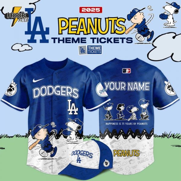 Los Angeles Dodgers x 75th Anniversary of Peanuts Jersey Limited Edition 2025