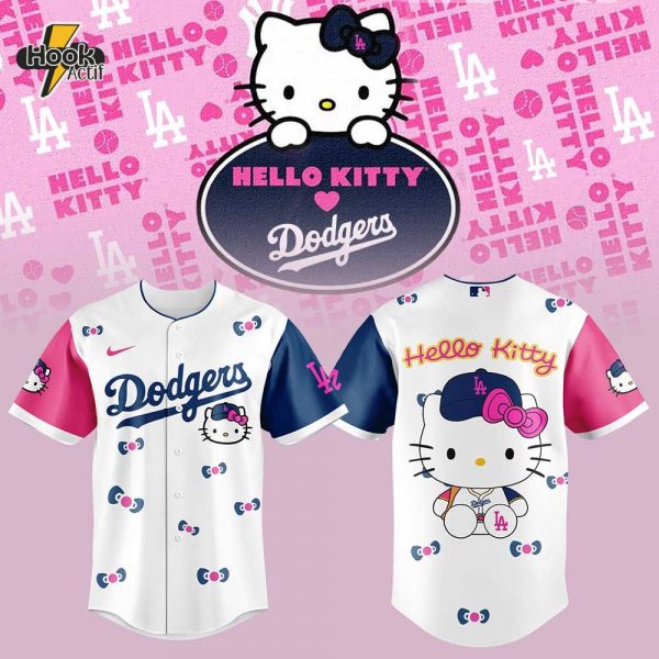 Los Angeles Dodgers x Hello Kitty New Baseball Jersey