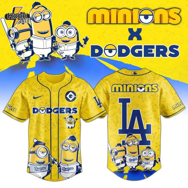 Los Angeles Dodgers x Minions Exclusive Baseball Jersey