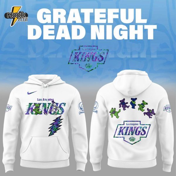 Los Angeles Kings Grateful Dead Night Hoodie