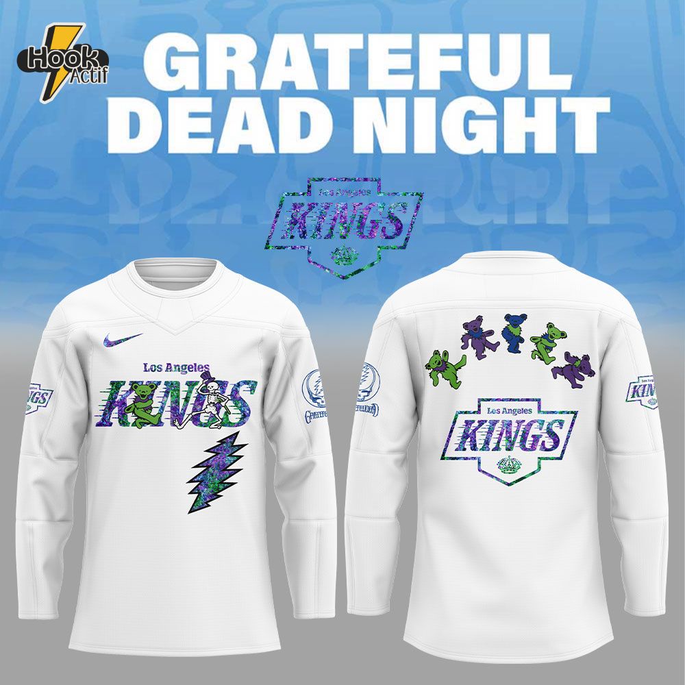 Los Angeles Kings Grateful Dead Night Jersey Los Angeles Kings Grateful Dead Night Jersey