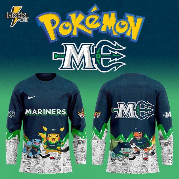 Maine Mariners x Pokémon Hockey Jersey Limited Edition