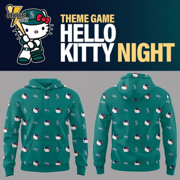 Mariners Baseball 2025 Limited Mariners x Hello Kitty Hoodie