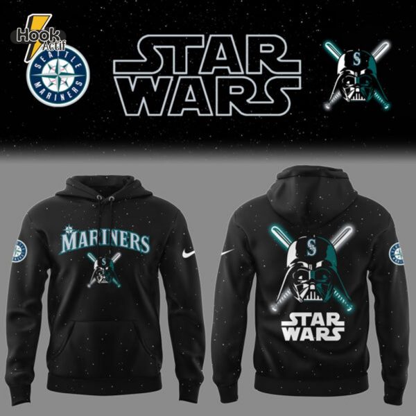 Mariners Baseball 2025 Limited Mariners x Stars Wars Hoodie Black