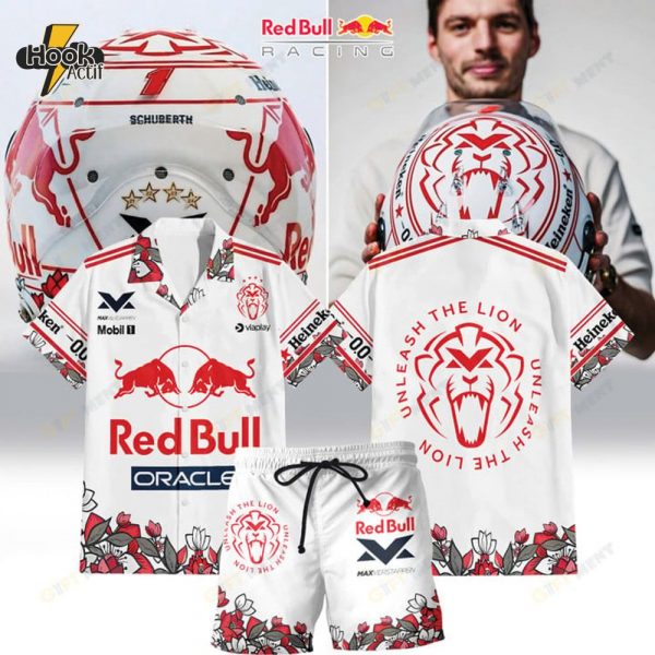 Max Verstappen 2025 Oracle Red Bull Racing Japanese GP Hawaiian Shirt