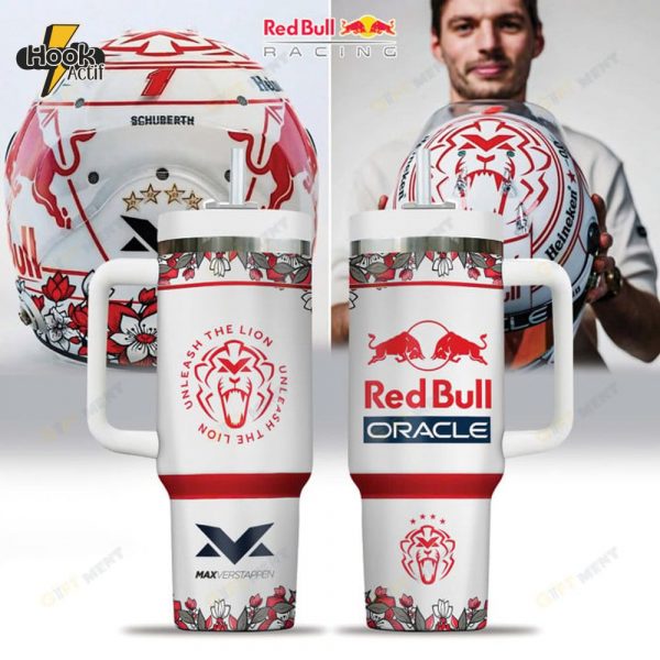 Max Verstappen 2025 Red Bull Unleash The Lion Stanley Tumbler
