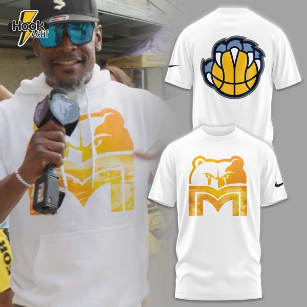 Memphis Grizzlies M Style 2025 White Shirt