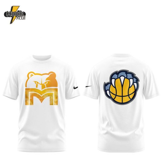 Memphis Grizzlies M Style 2025 White Shirt