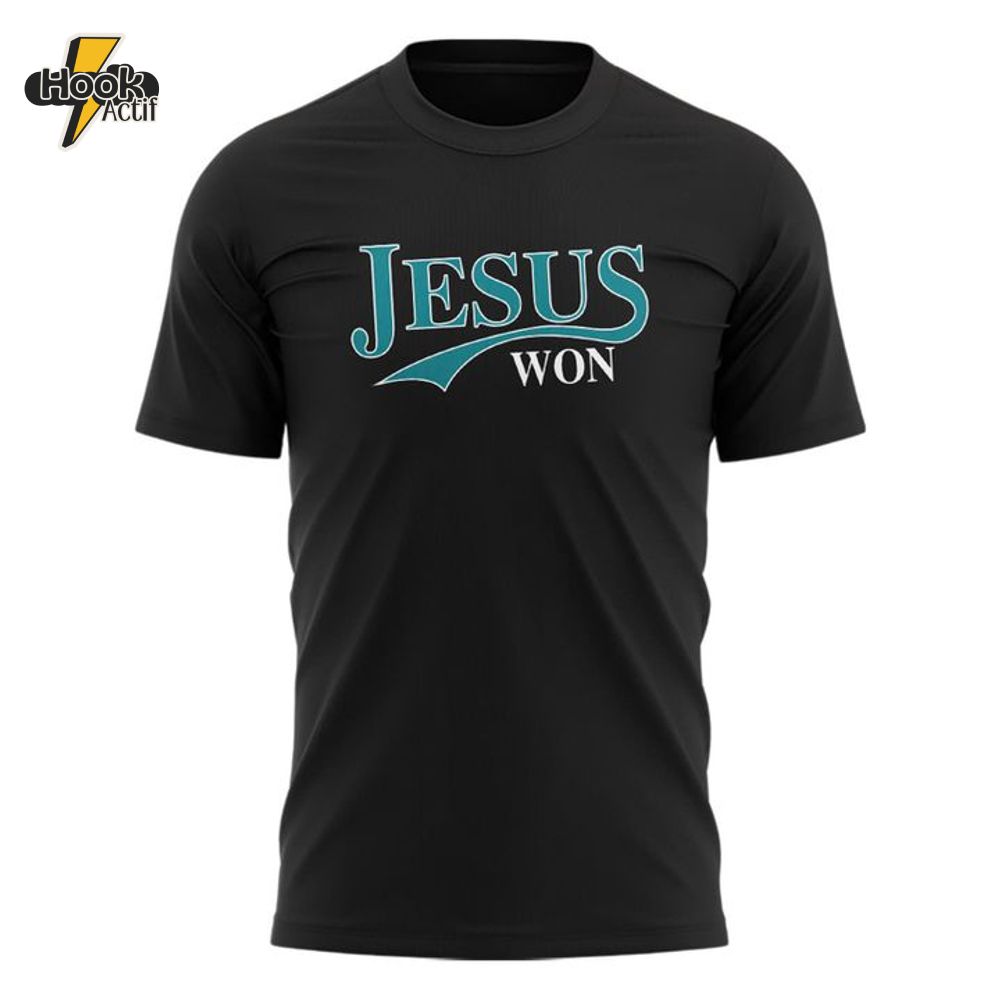 Miami Marlins "Jesus Won" Lmited T-shirt Miami Marlins "Jesus Won" Lmited T-shirt