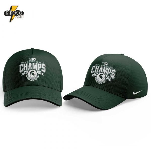 Michigan State Spartans Men's Basketball Big Ten Champs 2025 Cap Limited Edition
