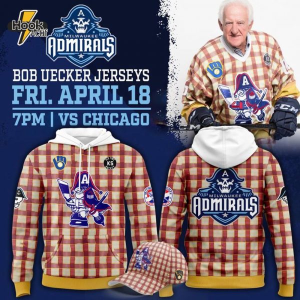 Milwaukee Admirals x Bob Uecker Special 2025 Hoodie Set
