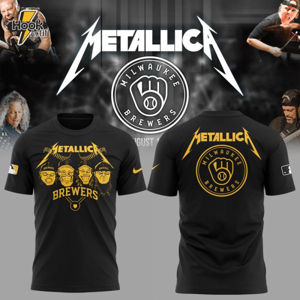 Milwaukee Brewers MLB x Metallica Night 2025 Shirt