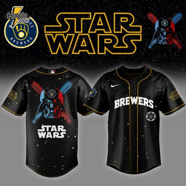 Milwaukee Brewers MLB x StarWars Combo Baseball Jersey Cap Editions Limited 2025