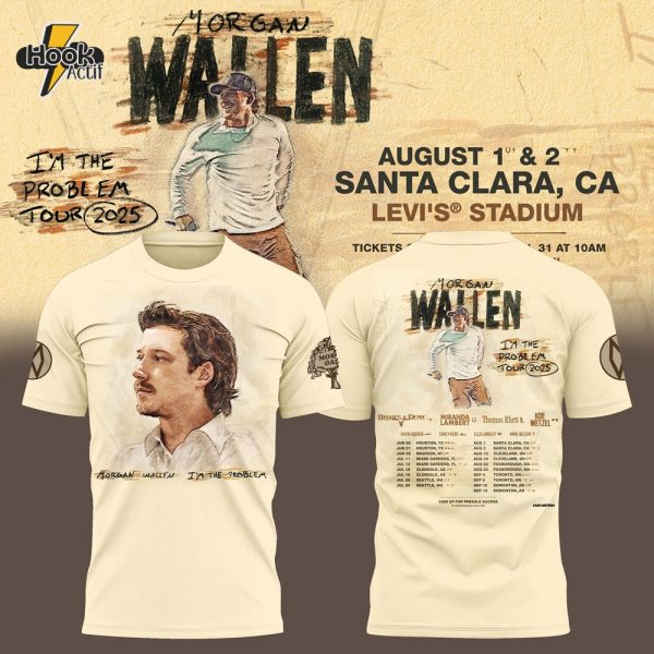 Morgan Wallen I'm The Problem Tour 2025 Limited Shirt