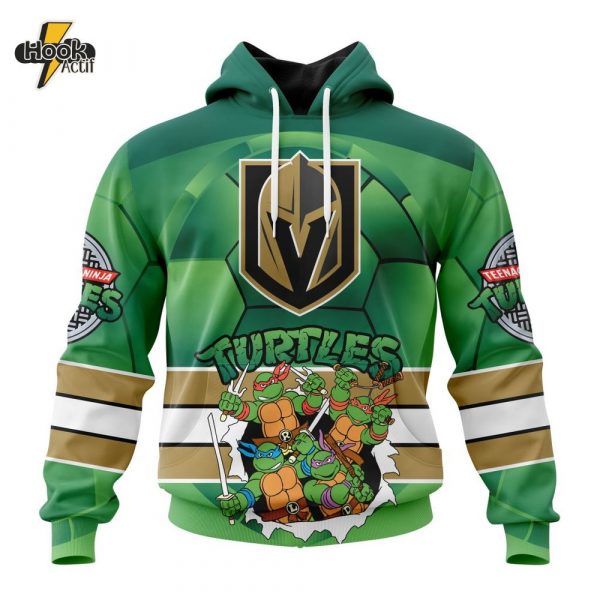 NHL Vegas Golden Knights Special Teenage Mutant Ninja Turtles Design Hoodie