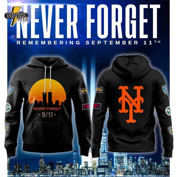 NY Mets Never Forget 9/11 Premium Limited Hoodie