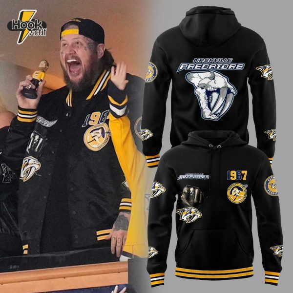 Nashville Predators x Jelly Roll 2025 Hoodie Limited Edition