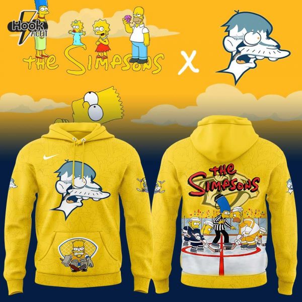 Nashville Predators x Simpsons Hoodie Limited Edition