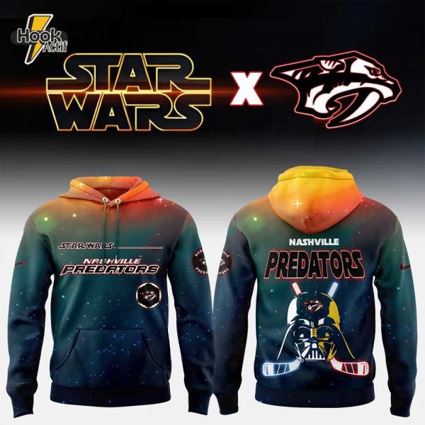 Nashville Predators x Star War New Combo Hoodie Jogger Cap