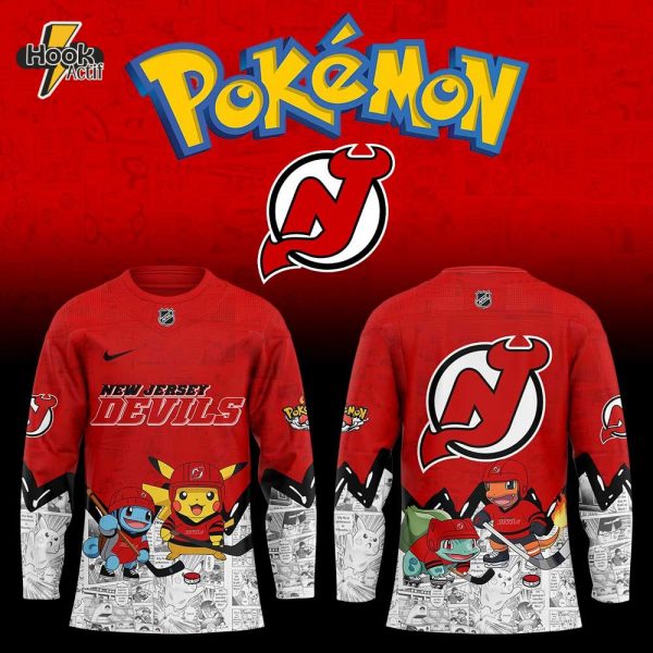 New Jersey Devils x Pokémon Jersey Limited Edition