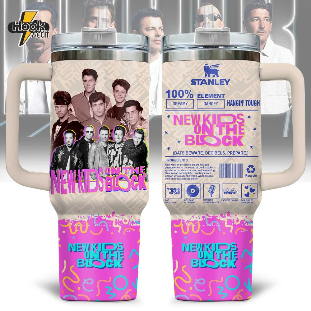 New Kids on the Block Hanginâ Tough 40oz Stanley Tumbler New Kids on the Block Hanginâ Tough 40oz Stanley Tumbler