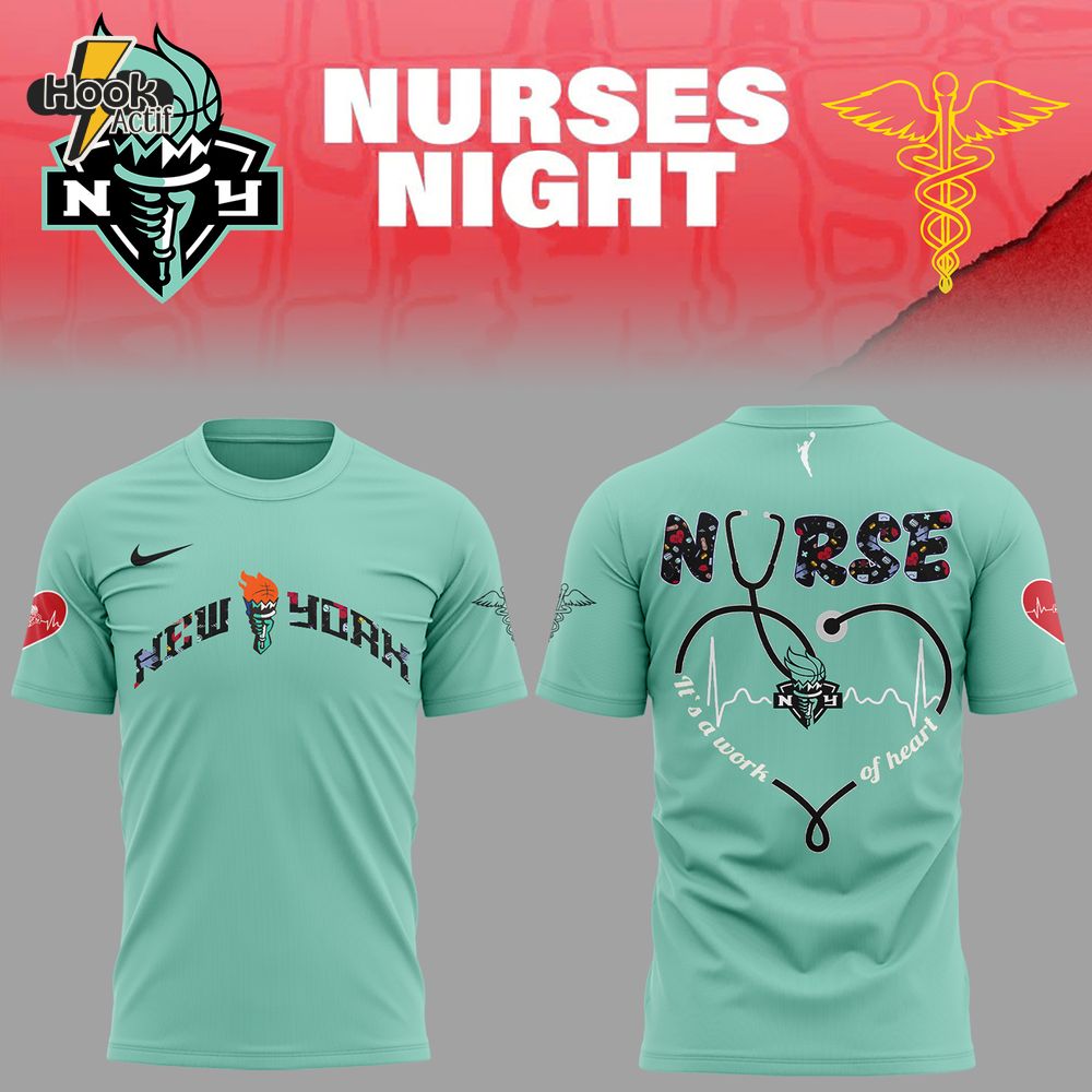 New York Liberty WNBA x Nurses Night Shirt 2025 New York Liberty WNBA x Nurses Night Shirt 2025