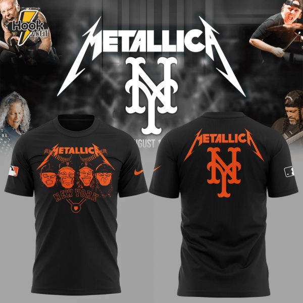 New York Mets MLB x Metallica Night 2025 Shirt