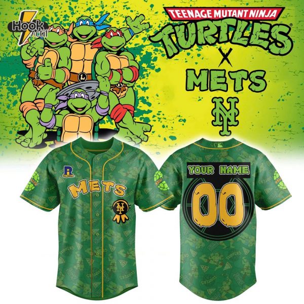 New York Mets x Turtle Powered RI Comic Baseball Jersey Limited Edition