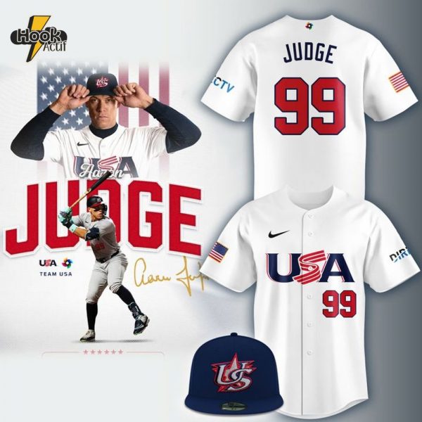 New York Yankees Aaron Judge 2026 World Baseball Jersey