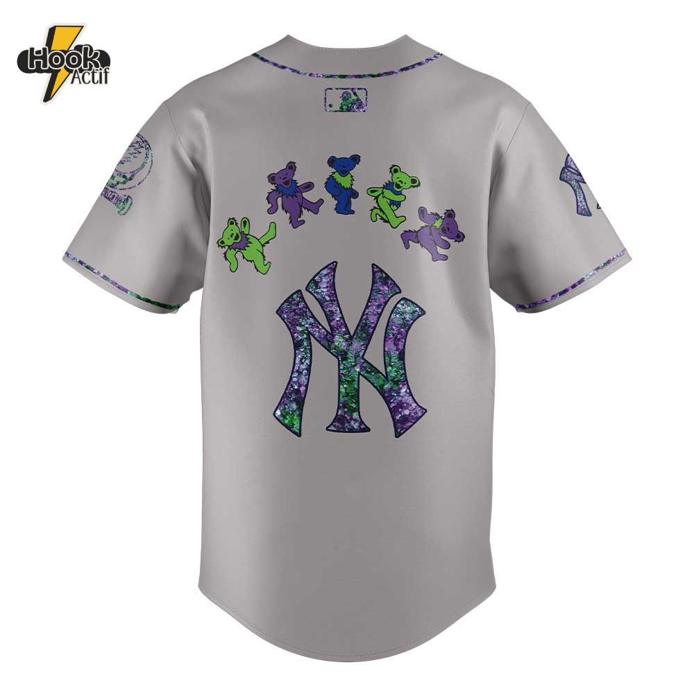 New York Yankees MLB x Grateful Dead Baseball Jersey New York Yankees MLB x Grateful Dead Baseball Jersey