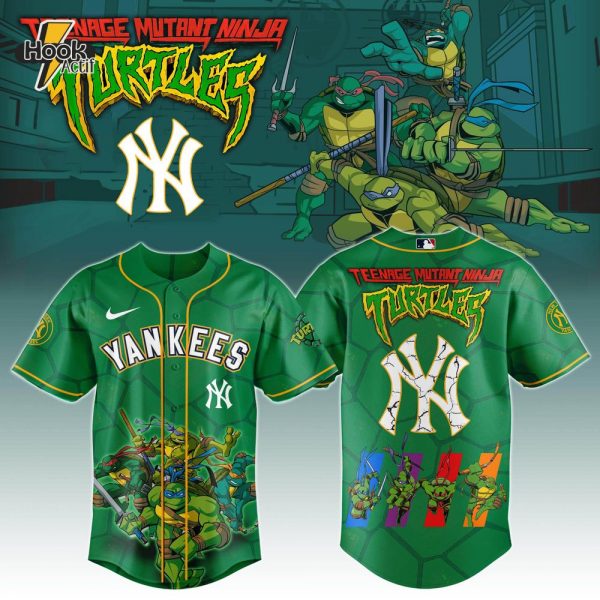 New York Yankees MLB x Ninja Turtles Jersey Limited Edition
