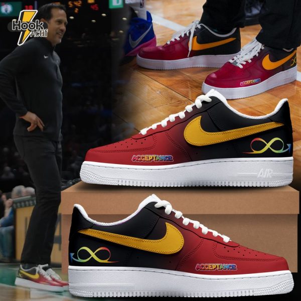 Nike Air Force 1 Miami Heat Shoes custom Tothemaxfoundation x JSM801 x NBA Limited Edition
