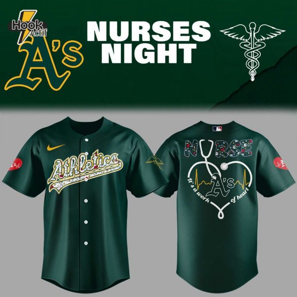 Oakland Athletics MLB x Nurses Night 2025 Jersey