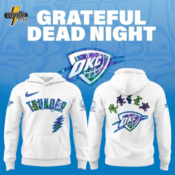 Oklahoma City Thunder Grateful Dead Night V2 Hoodie Jogger Cap