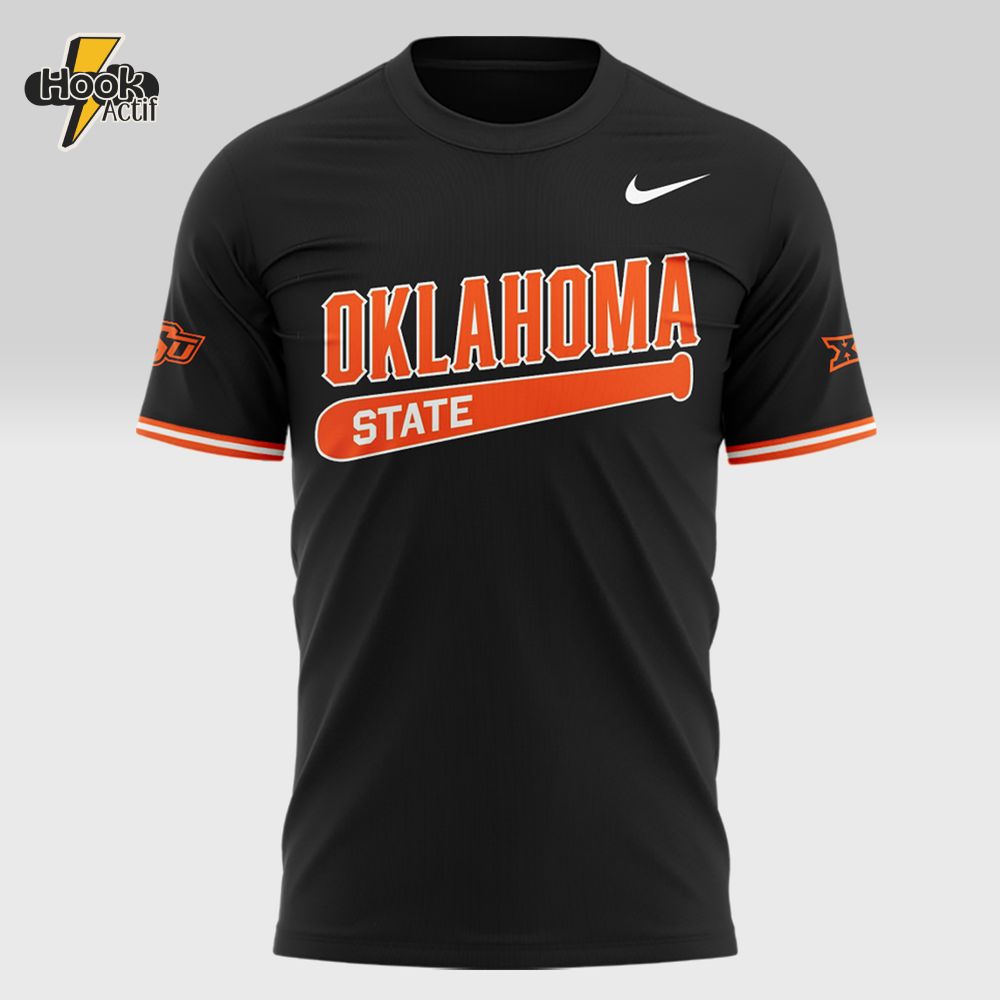 Oklahoma State Cowboys Baseball Limited Edition 2025 Black T-shirt Oklahoma State Cowboys Baseball Limited Edition 2025 Black T-shirt