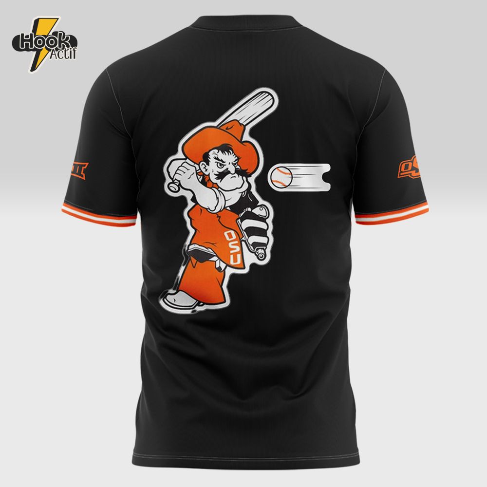 Oklahoma State Cowboys Baseball Limited Edition 2025 Black T-shirt Oklahoma State Cowboys Baseball Limited Edition 2025 Black T-shirt