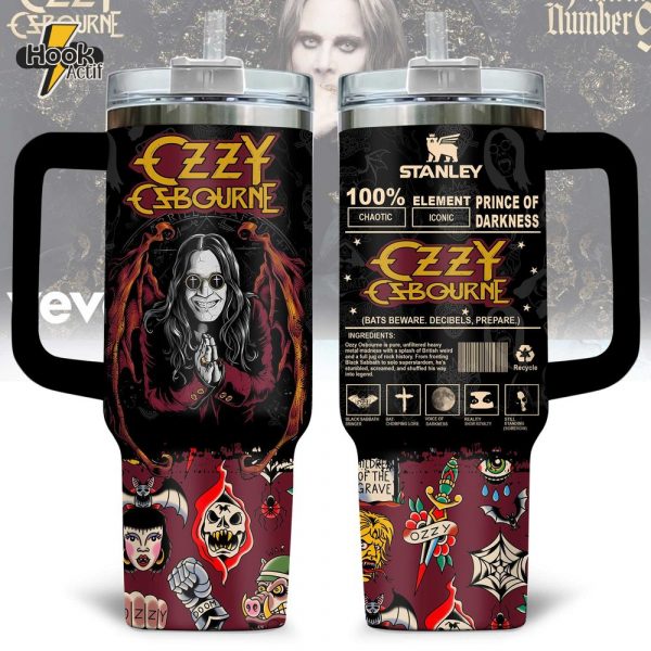 Ozzy Osbourne Prince of Darkness Special Stanley Tumbler