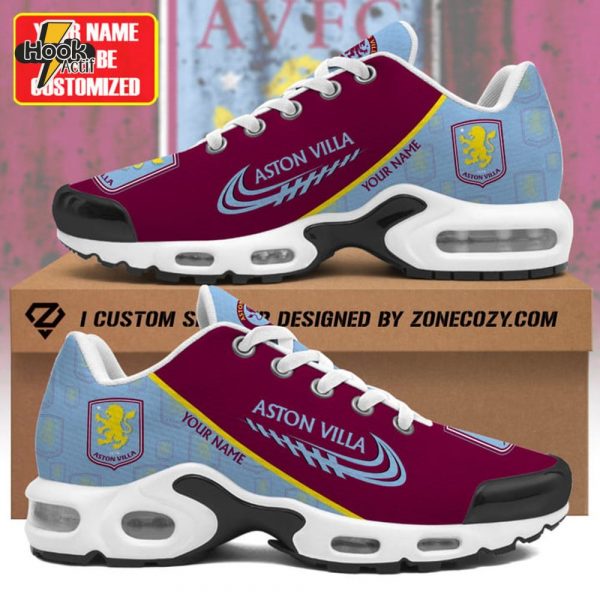 Personalized Aston Villa Air Cushion Sneakers