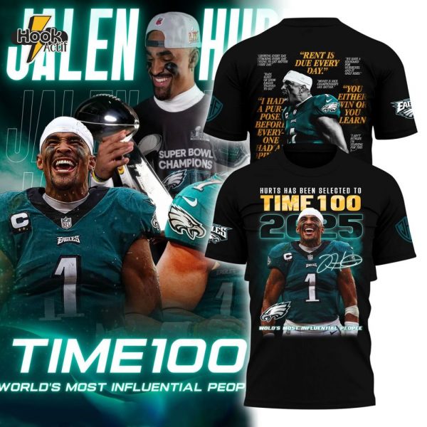 Philadelphia Eagles X Jalen Hurts Time 100 Tee