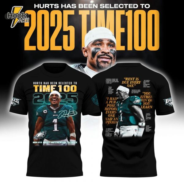 Philadelphia Eagles x Jalen Hurts TIME100 2025 T-shirt