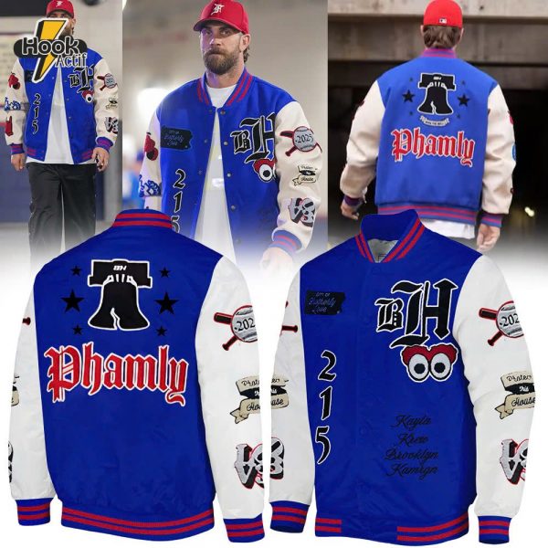 Philadelphia Phillies Bryce Harper Special Baseball Jacket