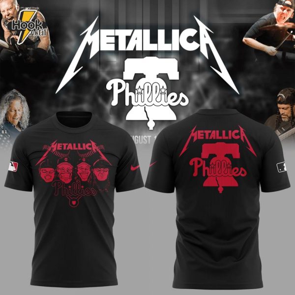 Philadelphia Phillies MLB x Metallica Night 2025 Shirt