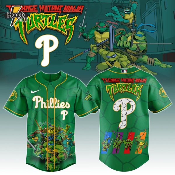 Philadelphia Phillies MLB x Ninja Turtles Jersey Limited Edition